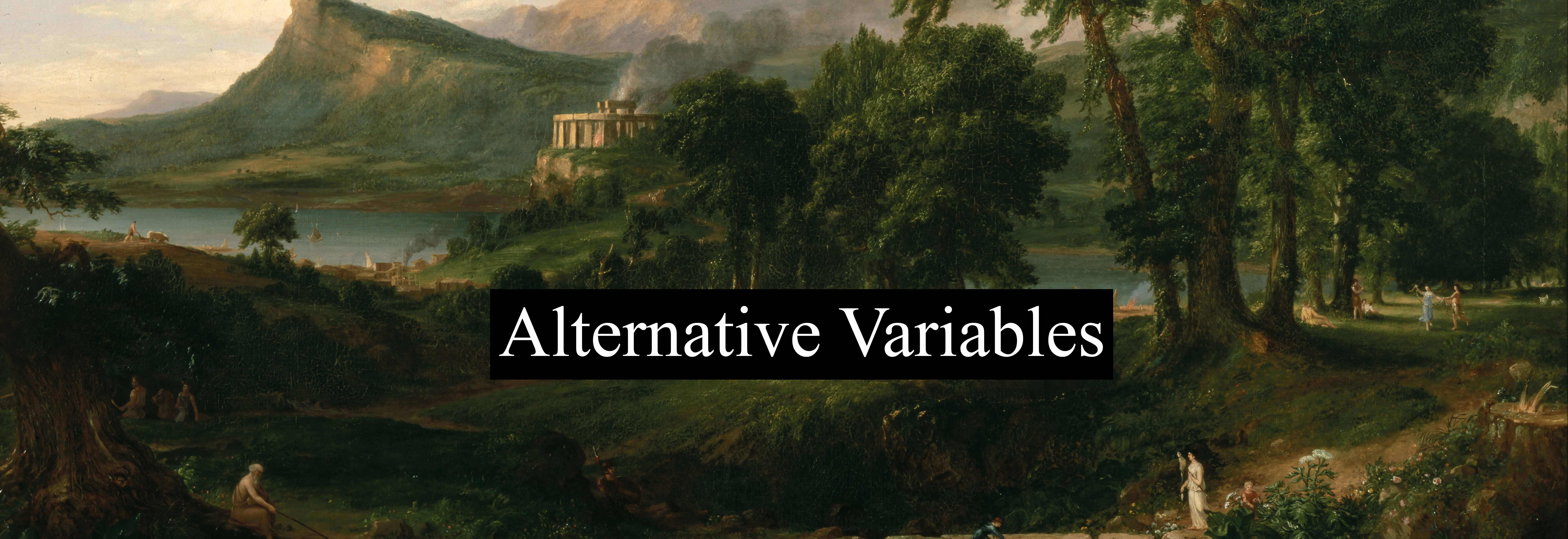 Alternative Variables landscape banner